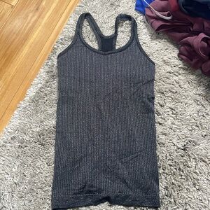 Lulu sparkly racer back tank full length